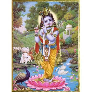 Krishna on Lotus